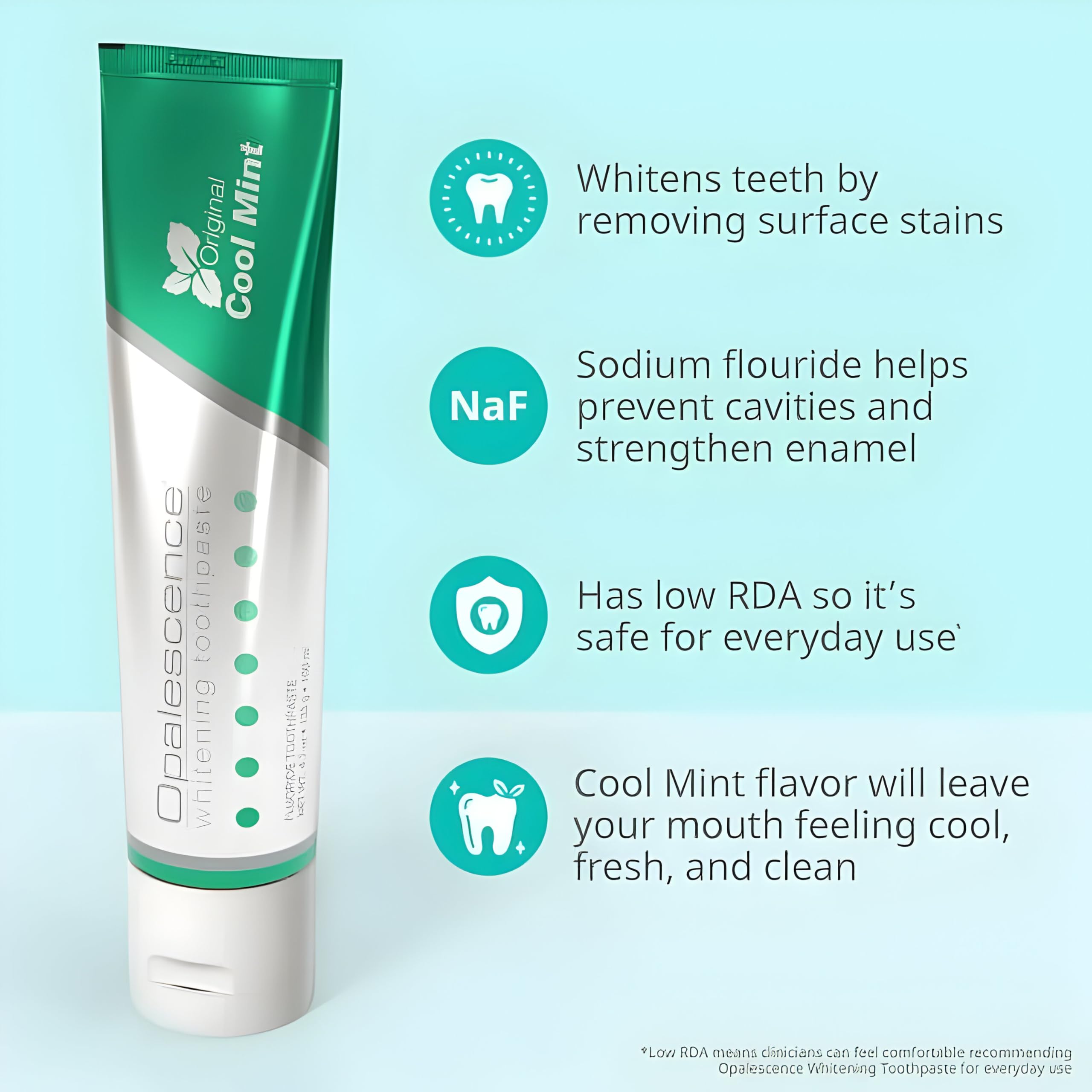 Foto 2 | Pasta de Dientes Opalescence Teeth Whitening Cool Mint 100 ml - Venta Internacional
