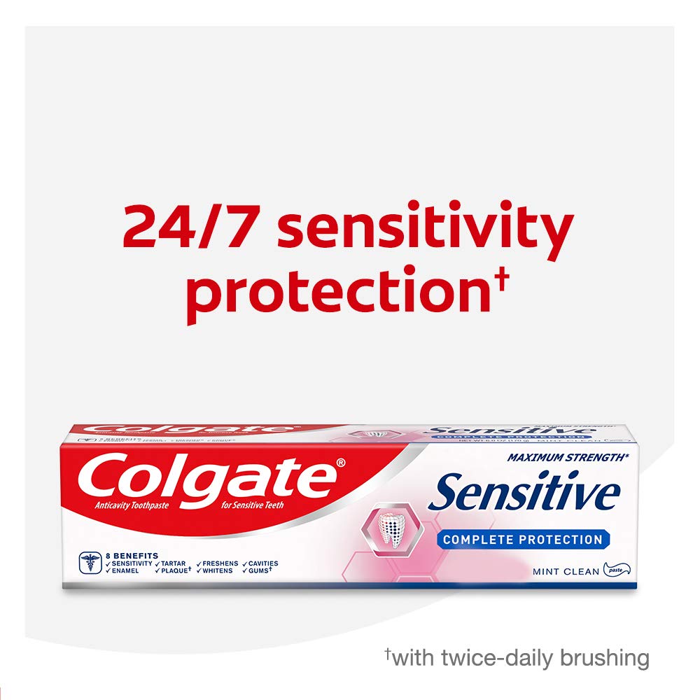 Foto 3 | Pasta de Dientes Colgate Sensitive Complete Protection 180 ml 3 Piezas  - Venta Internacional