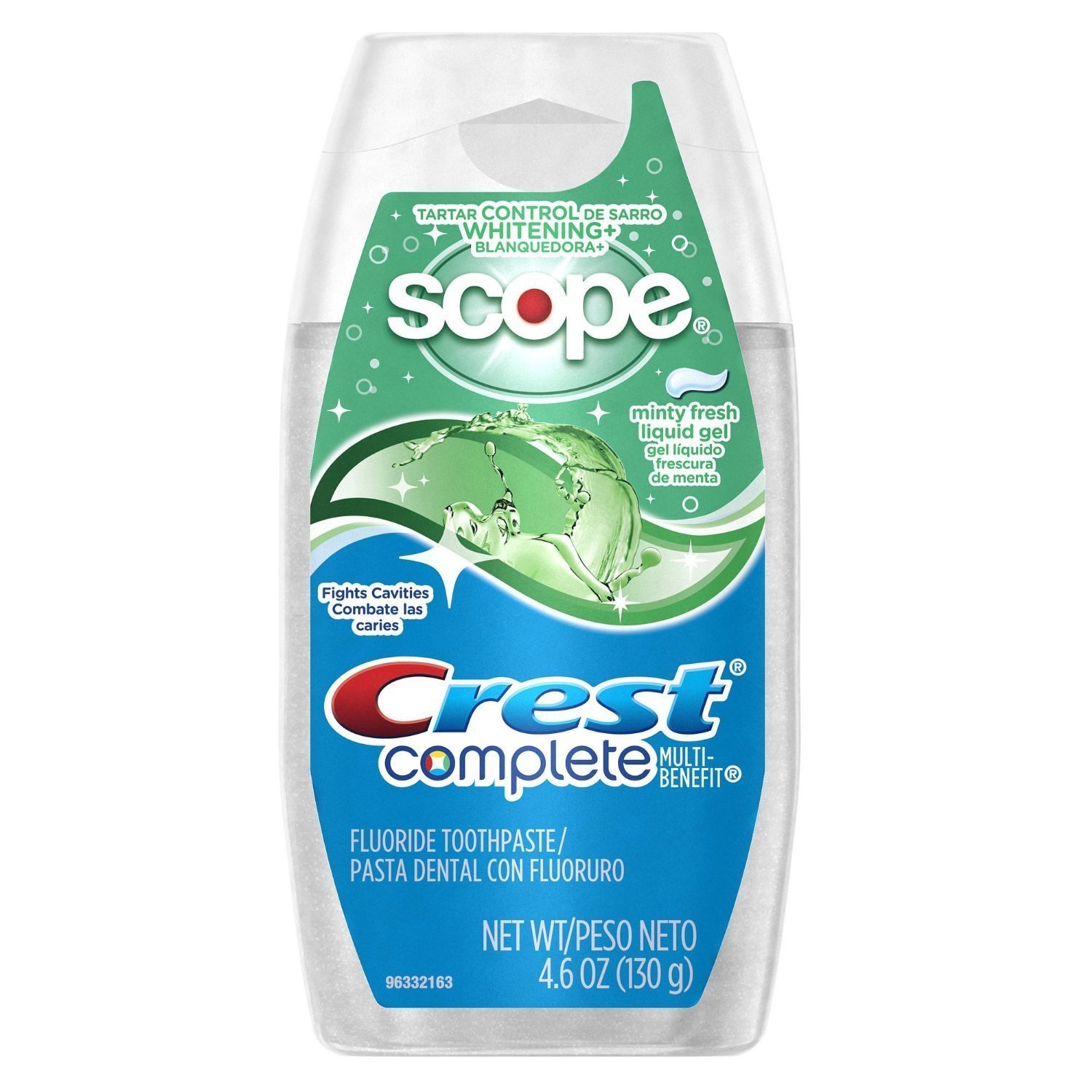Pasta De Dientes Crest Complete Tartar Control Whitening 135 Ml X3 - Venta Internacional.