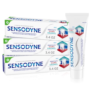 Foto 1 | Pasta De Dientes Sensodyne Sensitivity Gum And Enamel 100 Ml X 3 - Venta Internacional.
