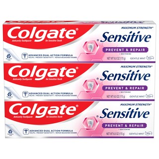 Foto 1 | Pasta De Dientes Colgate Sensitive Whitening De 6 Onzas, Paquete De 3 - Venta Internacional.
