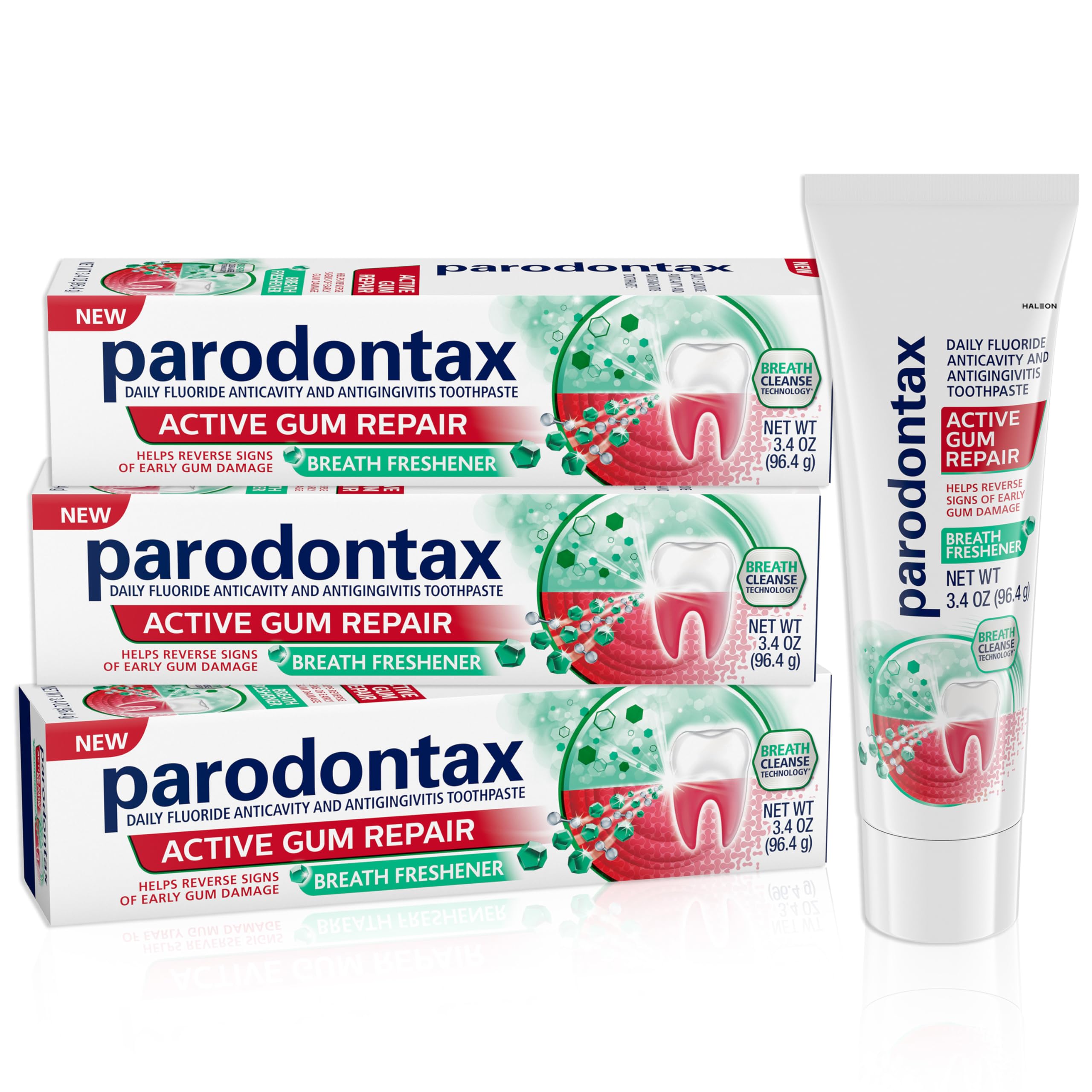 Foto 1 | Pasta De Dientes Parodontax Active Gum Repair De 100 Ml X 3 Tubos - Venta Internacional.
