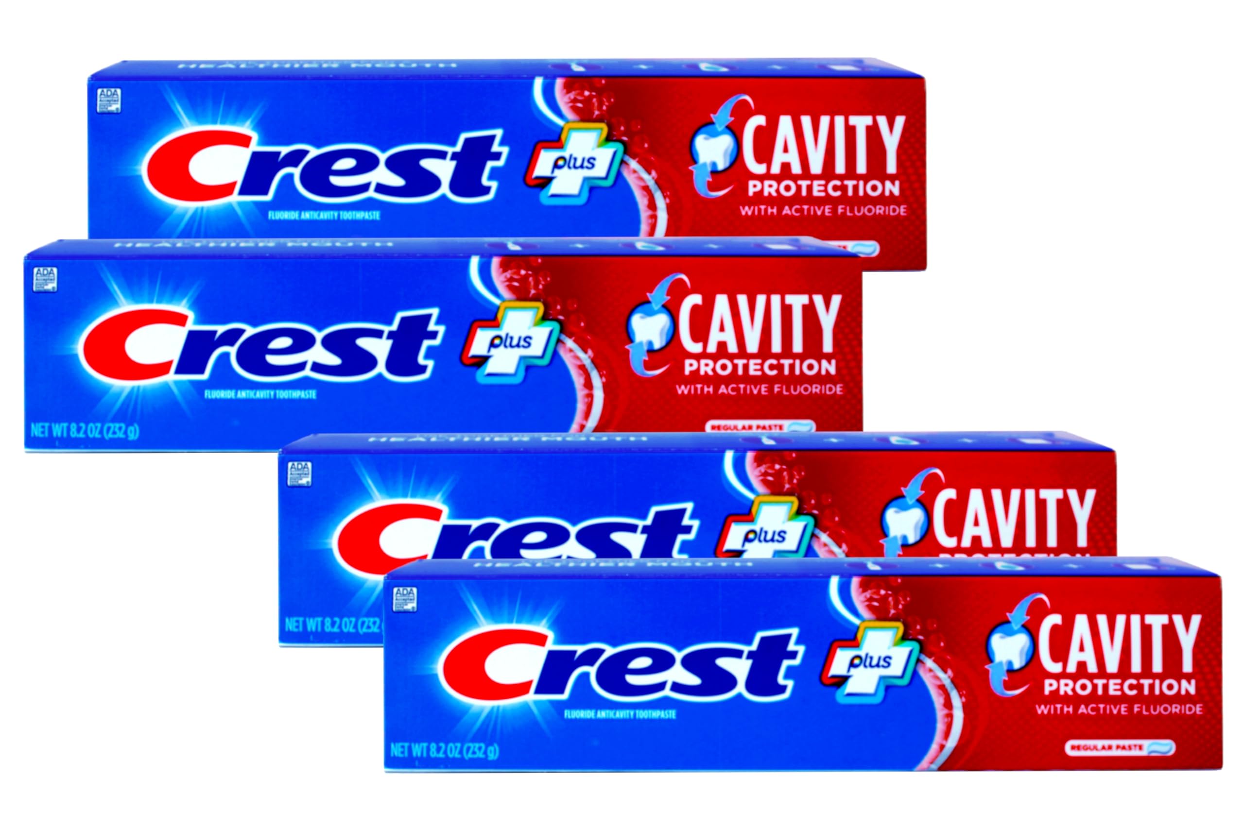 Pasta De Dientes Crest Con Flúor Para Protección De Caries, 240 Ml (paquete De 4) - Venta Internacional.