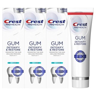 Foto 1 | Pasta De Dientes Crest Pro-health Gum Detoxify And Restore 135 Ml X 3 - Venta Internacional.