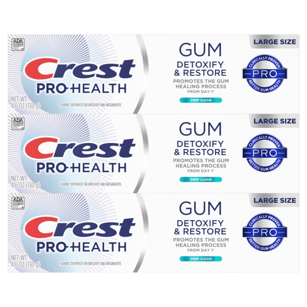 Foto 4 pulgar | Pasta De Dientes Crest Pro-health Gum Detoxify And Restore 135 Ml X 3 - Venta Internacional.
