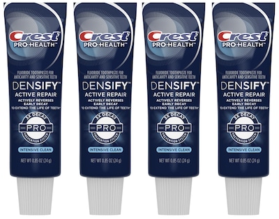 Foto 1 | Pasta De Dientes Crest Densify Pro-health Intensive Clean 24 G X 4 - Venta Internacional.