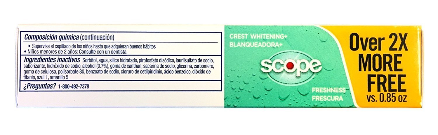 Foto 3 pulgar | Pasta De Dientes Crest Complete, Blanqueadora Con Múltiples Beneficios, Paquete De 4 - Venta Internacional.