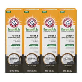Foto 1 | Pasta de Dientes Arm & Hammer Essentials Sin Flúor 125 Ml x4 - Venta Internacional