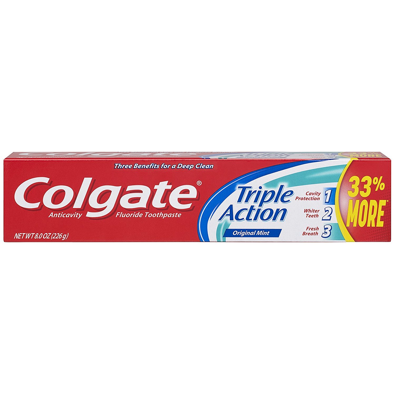 Foto 1 | Pasta de Dientes Colgate Triple Action de 226 g-Venta Internacional