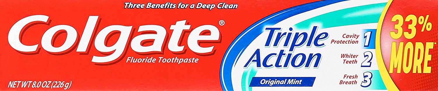 Foto 2 | Pasta de Dientes Colgate Triple Action de 226 g-Venta Internacional