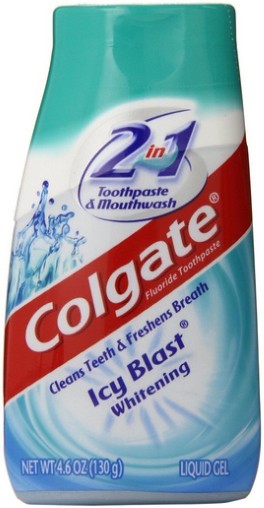 Foto 3 pulgar | Pasta de Dientes Colgate 2 en 1 Whitening Icy Blast Paquete de 5 - Venta Internacional