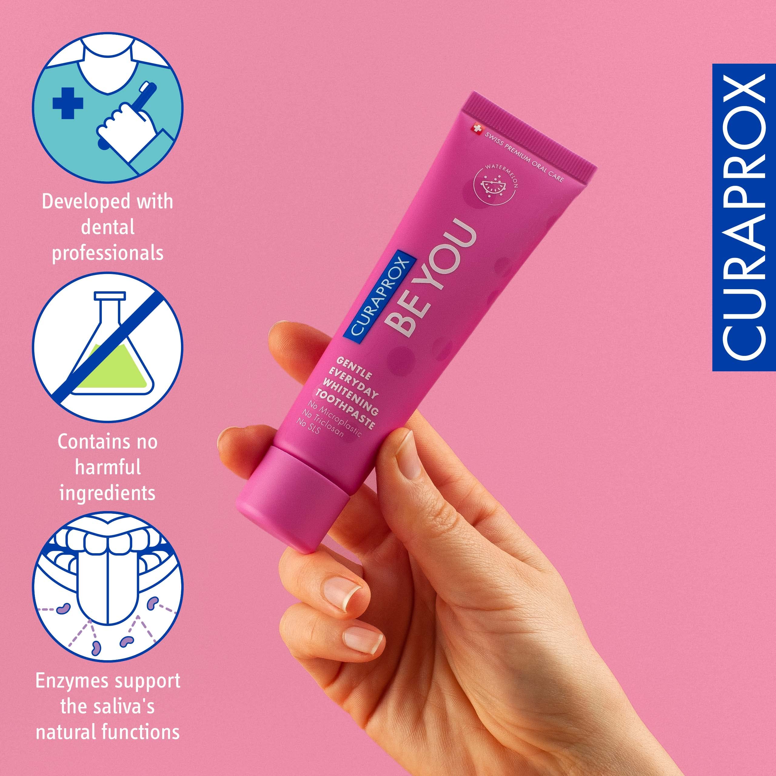 Foto 6 pulgar | Pasta de Dientes Curaprox Be You Sabor Sandía 60 Ml - Venta Internacional