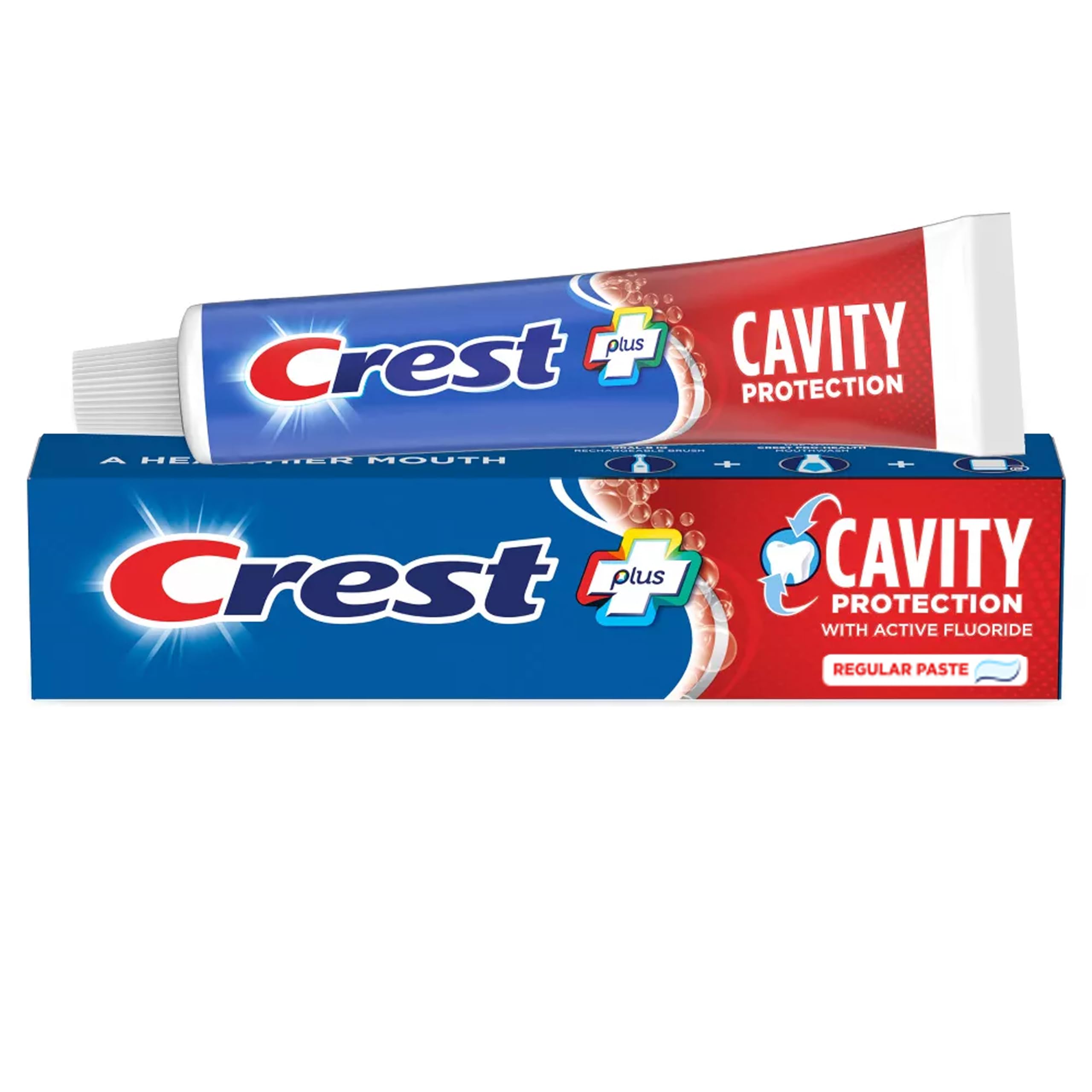 Foto 2 pulgar | Pasta de Dientes Crest Cavity Protection Regular 240 ml 4 Piezas - Venta Internacional