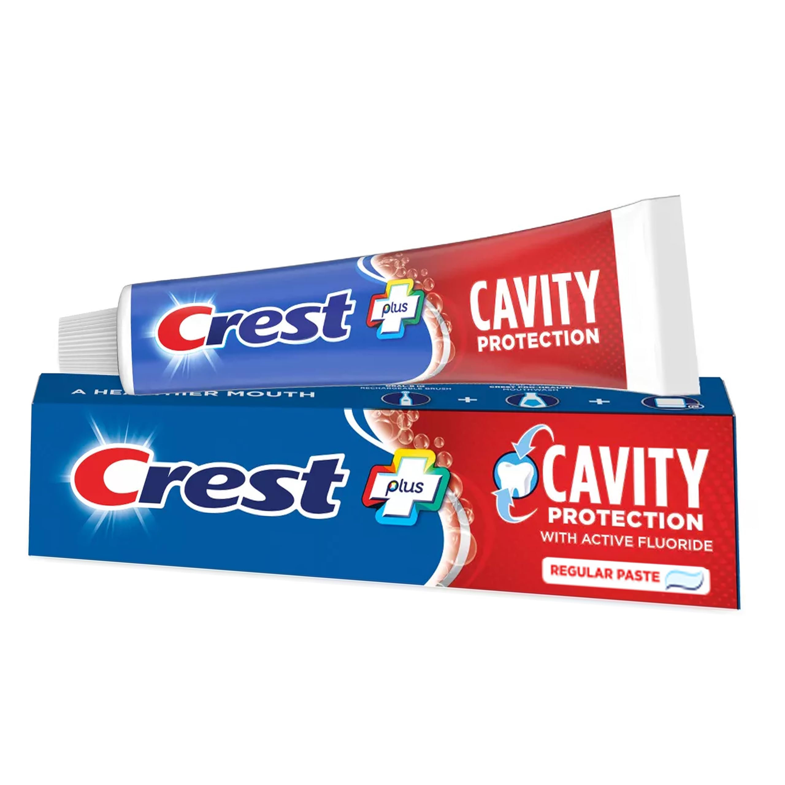 Foto 3 | Pasta de Dientes Crest Cavity Protection Regular 240 ml 4 Piezas - Venta Internacional