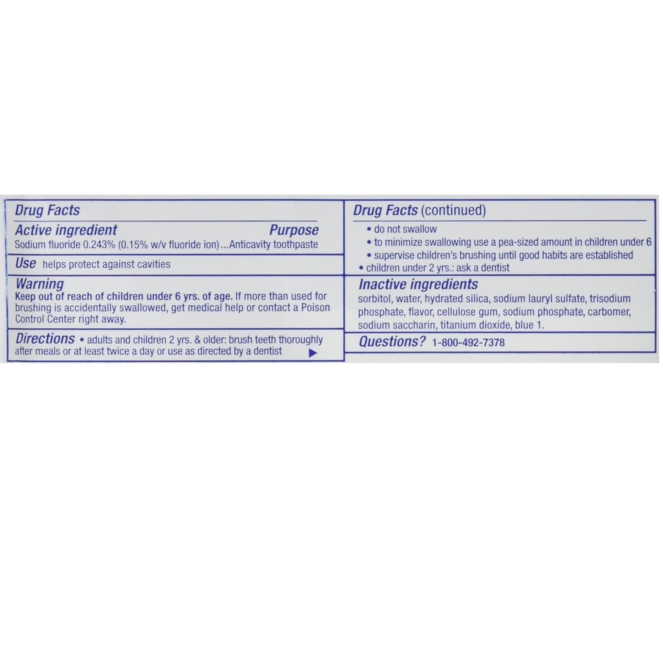 Foto 5 pulgar | Pasta de Dientes Crest Cavity Protection Regular 240 ml 4 Piezas - Venta Internacional