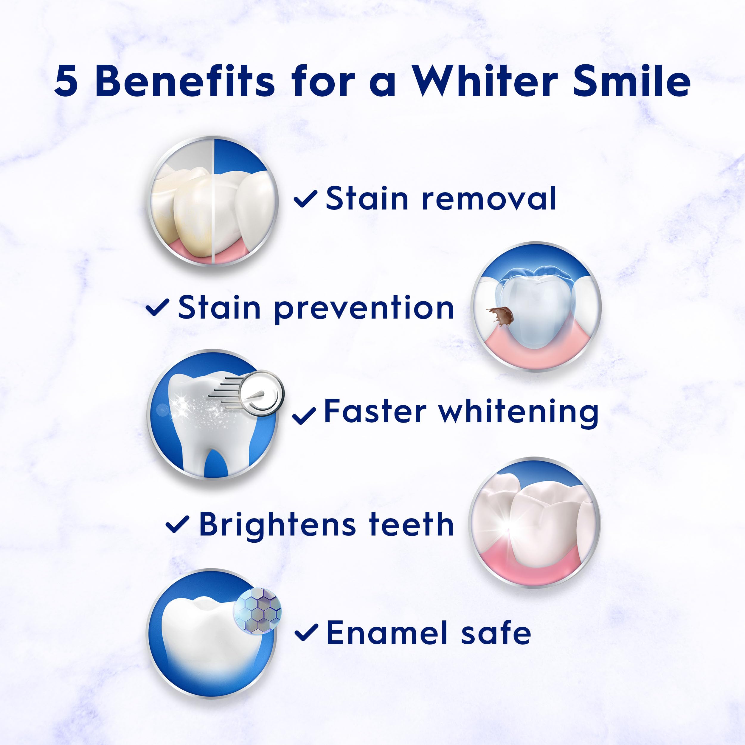 Foto 5 pulgar | Pasta de Dientes Crest 3d White Brilliance Vibrant Peppermint 130 g X3 - Venta Internacional