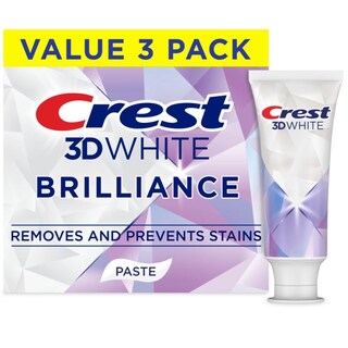Foto 1 | Pasta de Dientes Crest 3d White Brilliance Bright Mint 121 g X3 - Venta Internacional