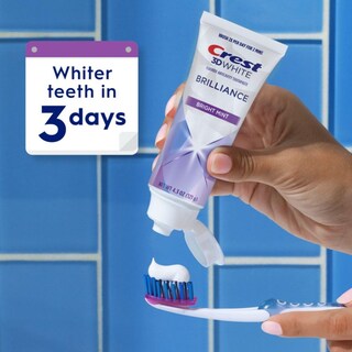 Foto 5 | Pasta de Dientes Crest 3d White Brilliance Bright Mint 121 g X3 - Venta Internacional