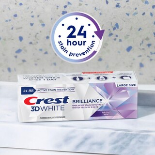 Foto 6 | Pasta de Dientes Crest 3d White Brilliance Bright Mint 121 g X3 - Venta Internacional