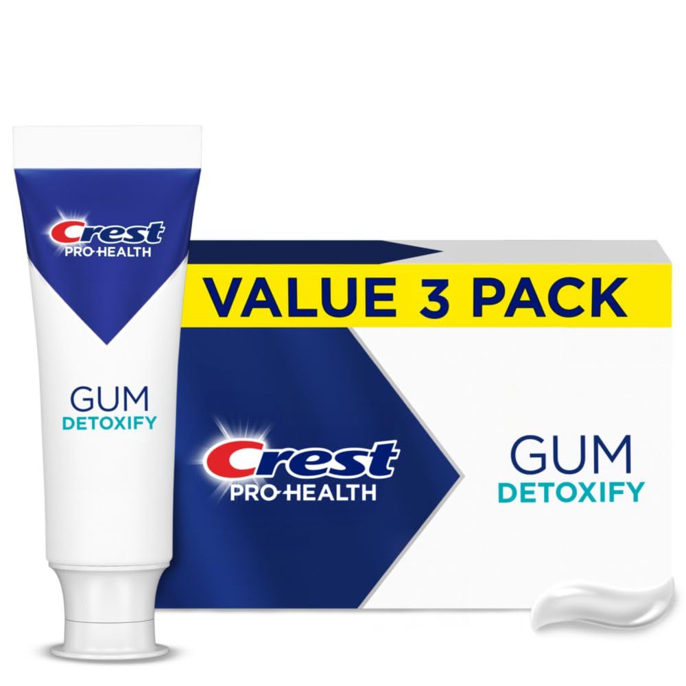 Pasta de Dientes Crest Pro-health Gum Detoxify Deep Clean 140 Ml X 3 - Venta Internacional