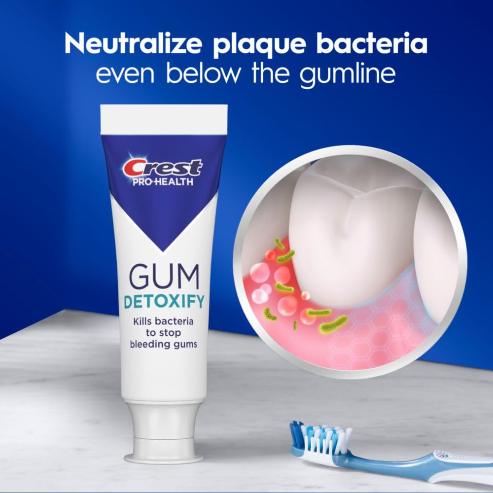 Foto 6 pulgar | Pasta de Dientes Crest Pro-health Gum Detoxify Deep Clean 140 Ml X 3 - Venta Internacional