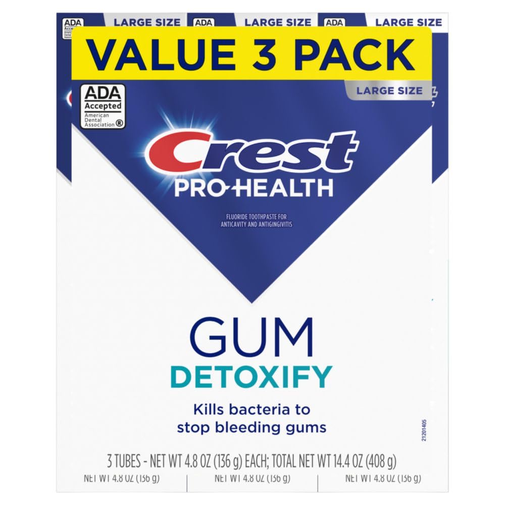 Foto 8 pulgar | Pasta de Dientes Crest Pro-health Gum Detoxify Deep Clean 140 Ml X 3 - Venta Internacional