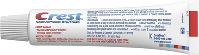 Foto 4 | Pasta de Dientes Crest Anticaries Blanqueadora240 ml 4 Piezas- Venta Internacional