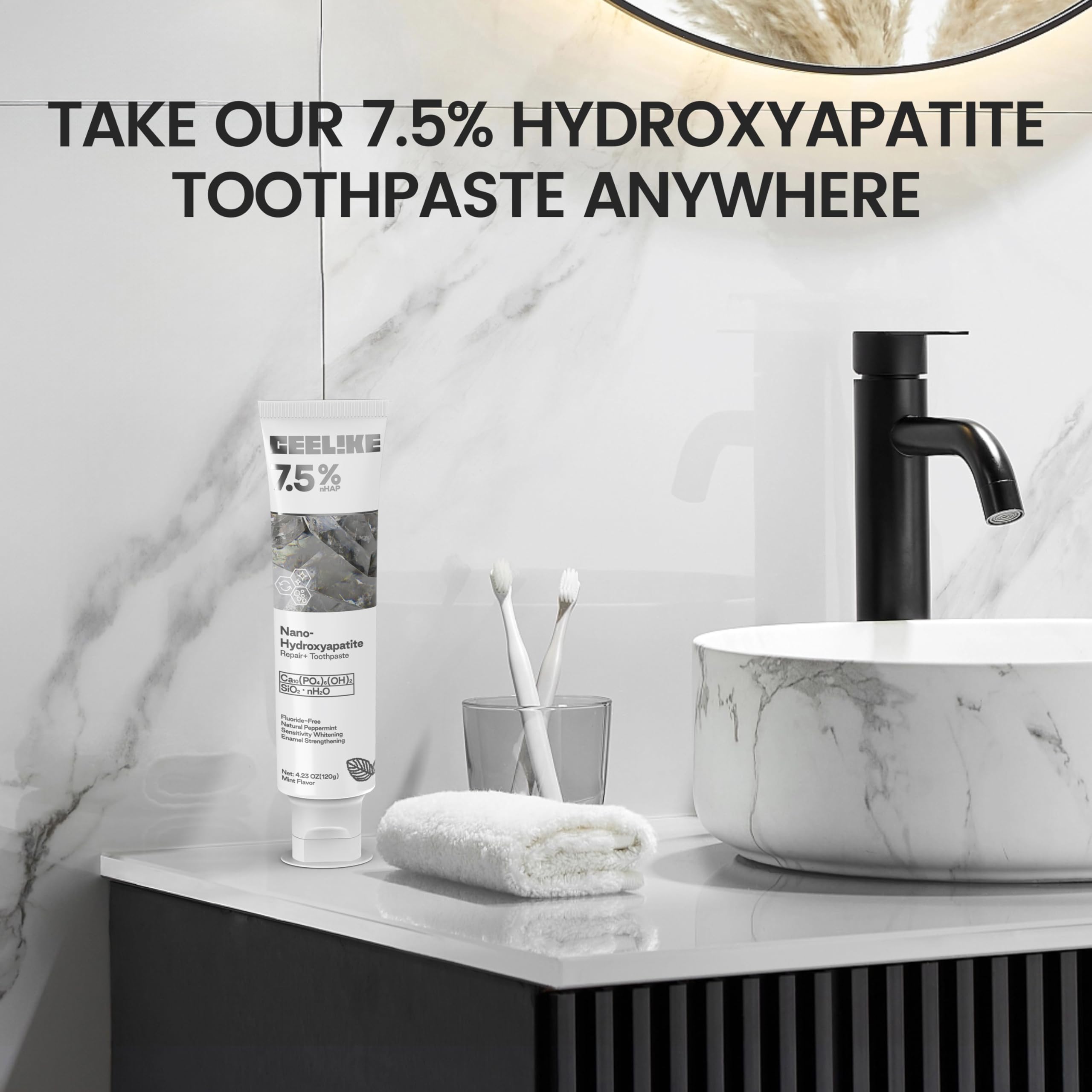 Foto 5 | Pasta De Dientes Ceelike Hydroxyapatite Advanced Enamel 125ml - Venta Internacional.