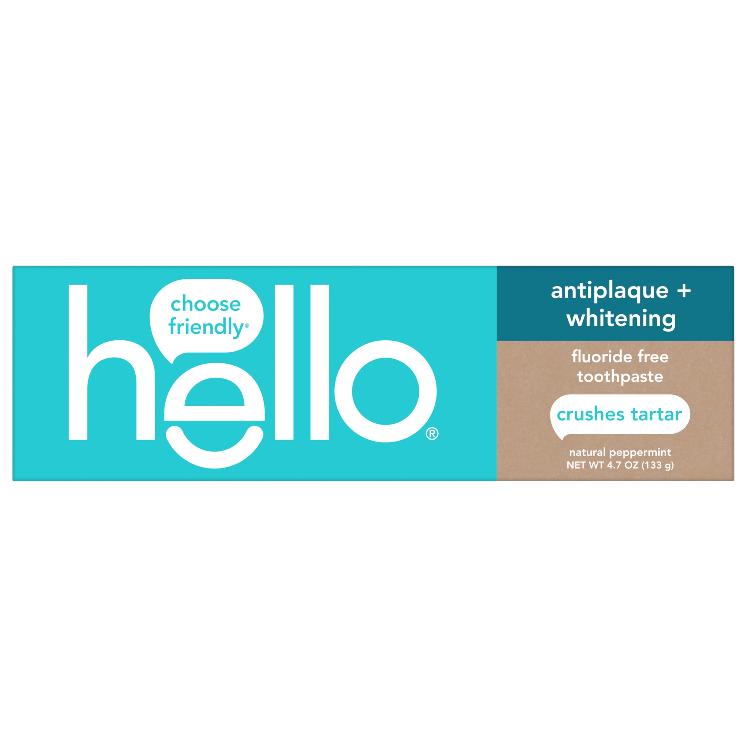 Foto 6 pulgar | Pasta de Dientes Hello Antiplaca Blanqueadora sin Flúor 3 Piezas de 140 ml C/U - Venta Internacional