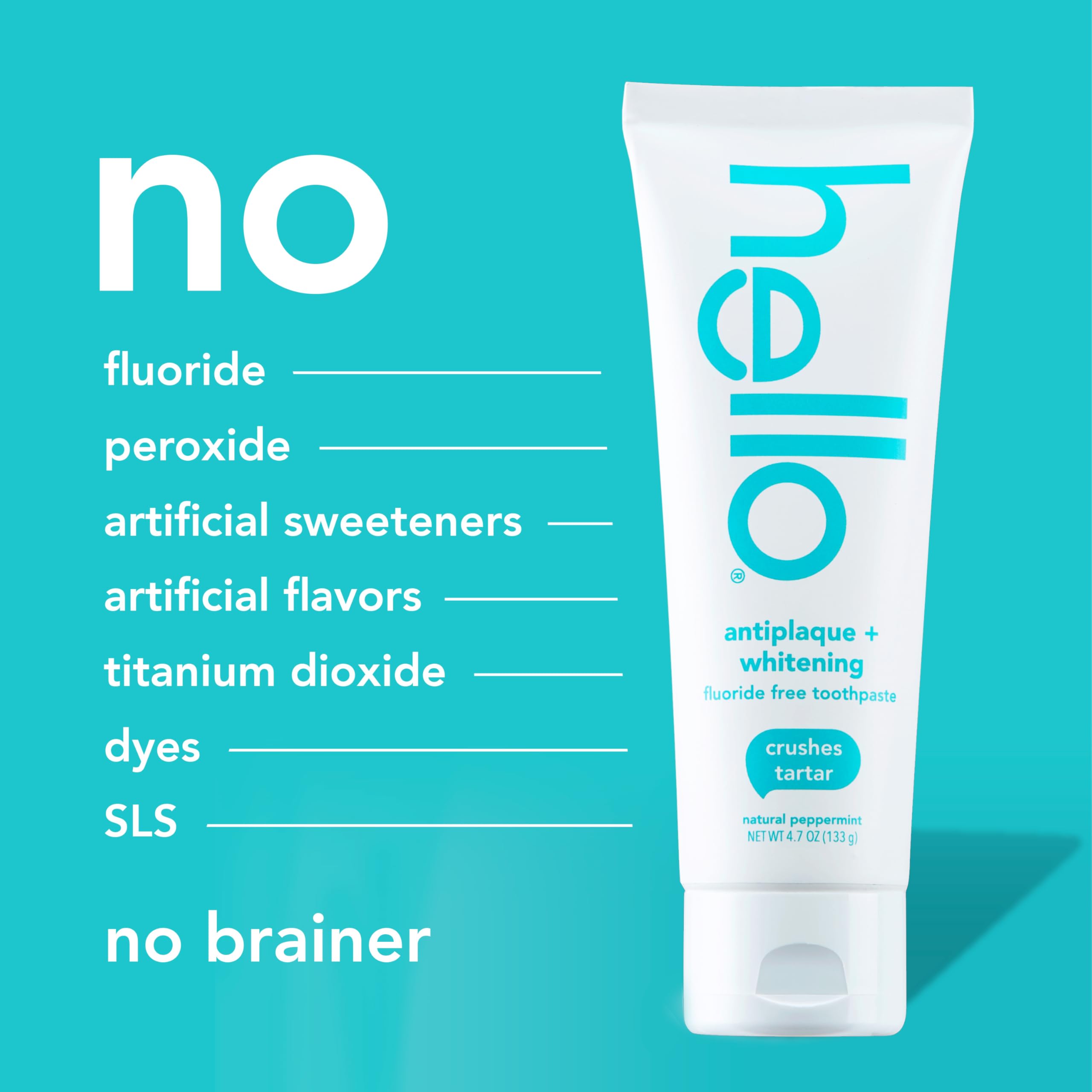 Foto 7 pulgar | Pasta de Dientes Hello Antiplaca Blanqueadora sin Flúor 3 Piezas de 140 ml C/U - Venta Internacional
