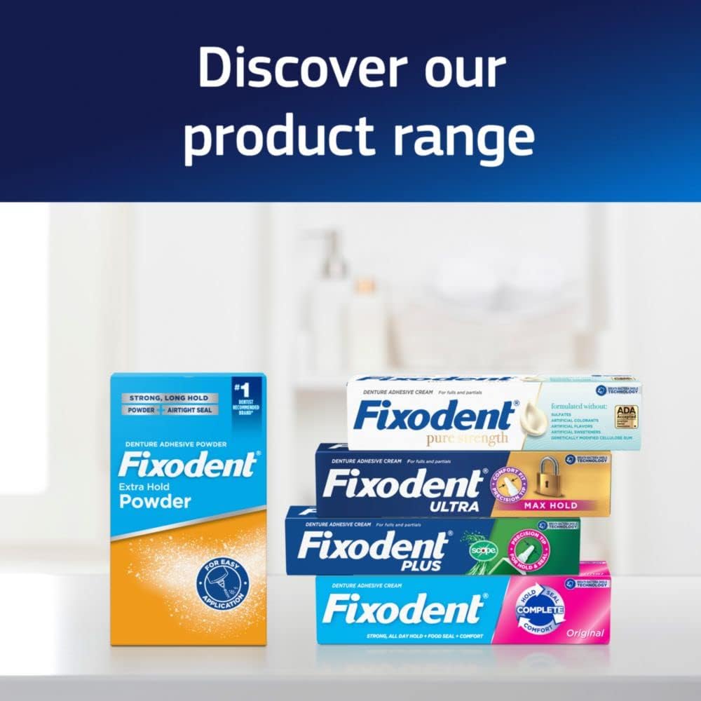 Foto 8 pulgar | Adhesivo para Dentaduras Fixodent Ultra Max Hold 65 Ml 2 Piezas - Venta Internacional