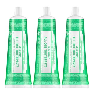 Foto 1 | Pasta de Dientes Dr. Bronner's All-one Spearmint 150 ml 3 Piezas - Venta Internacional