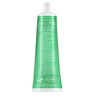 Foto 2 | Pasta de Dientes Dr. Bronner's All-one Spearmint 150 ml 3 Piezas - Venta Internacional