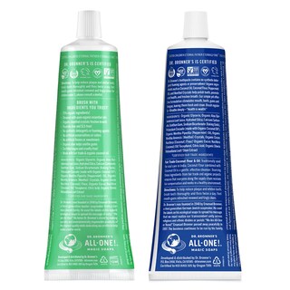 Foto 2 | Pasta de Dientes Dr. Bronner's All-one Peppermint & Spearmint 150 ml - Venta Internacional