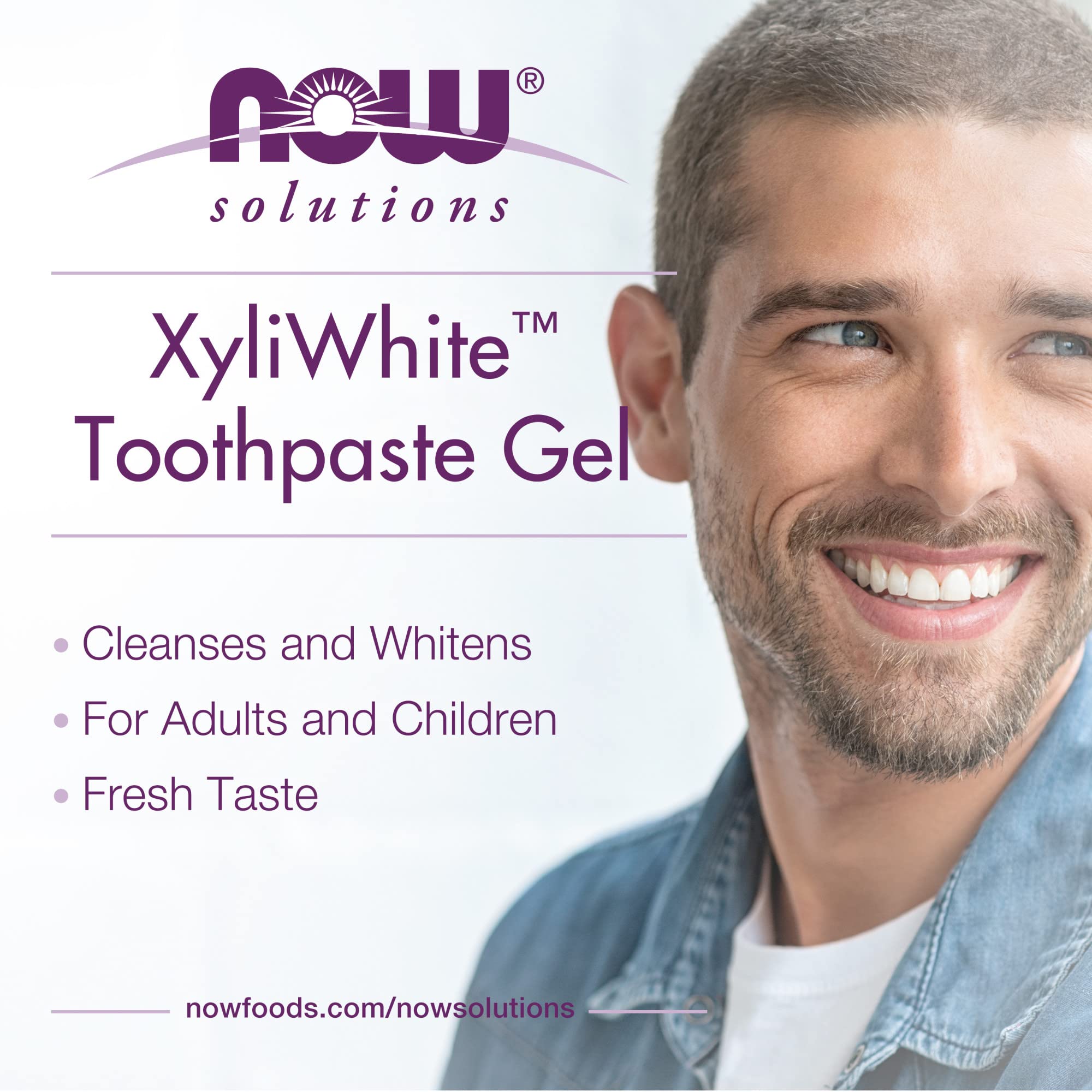 Foto 5 pulgar | Pasta De Dientes Now Foods Solutions Xyliwhite Gel Coconut 189ml - Venta Internacional.