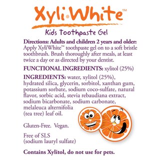 Foto 2 | Pasta De Dientes En Gel Now Foods Solutions Xyliwhite Kids Orange 90 Ml - Venta Internacional.