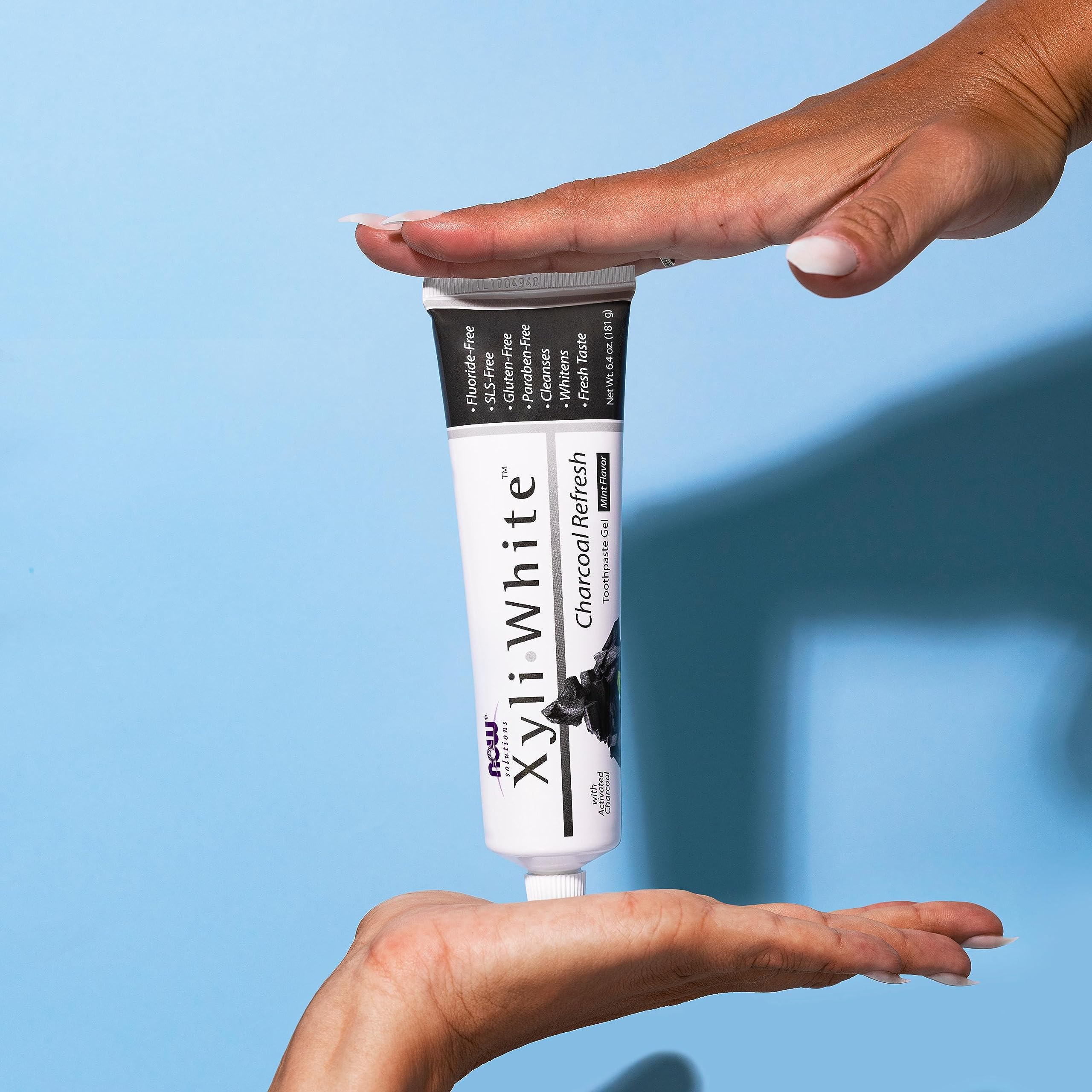 Foto 5 pulgar | Pasta De Dientes Gel Now Solutions Xyliwhite Charcoal Refresh 180 Ml - Venta Internacional.