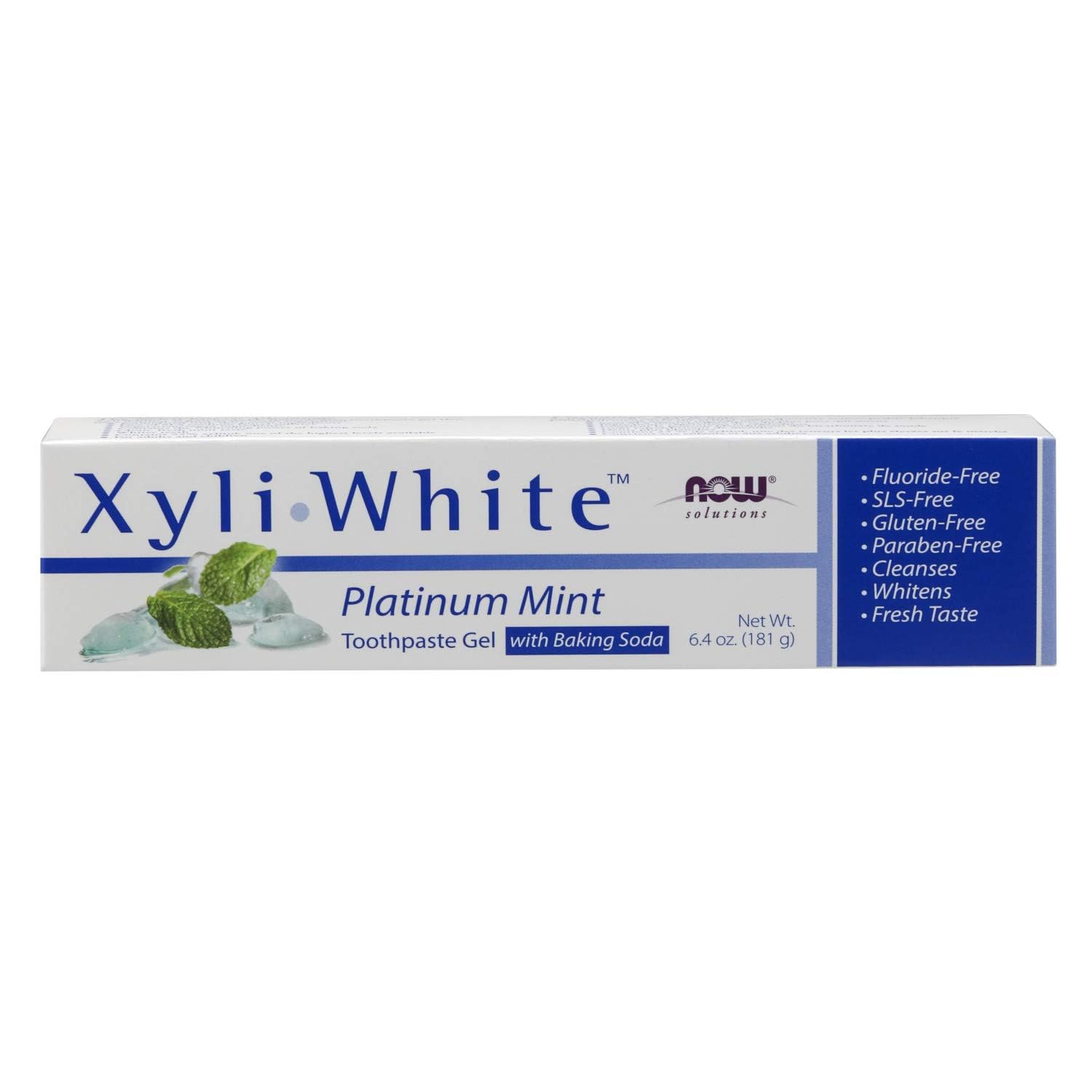 Pasta De Dientes En Gel Now Foods Solutions Xyliwhite Platinum Mint 180 Ml - Venta Internacional.