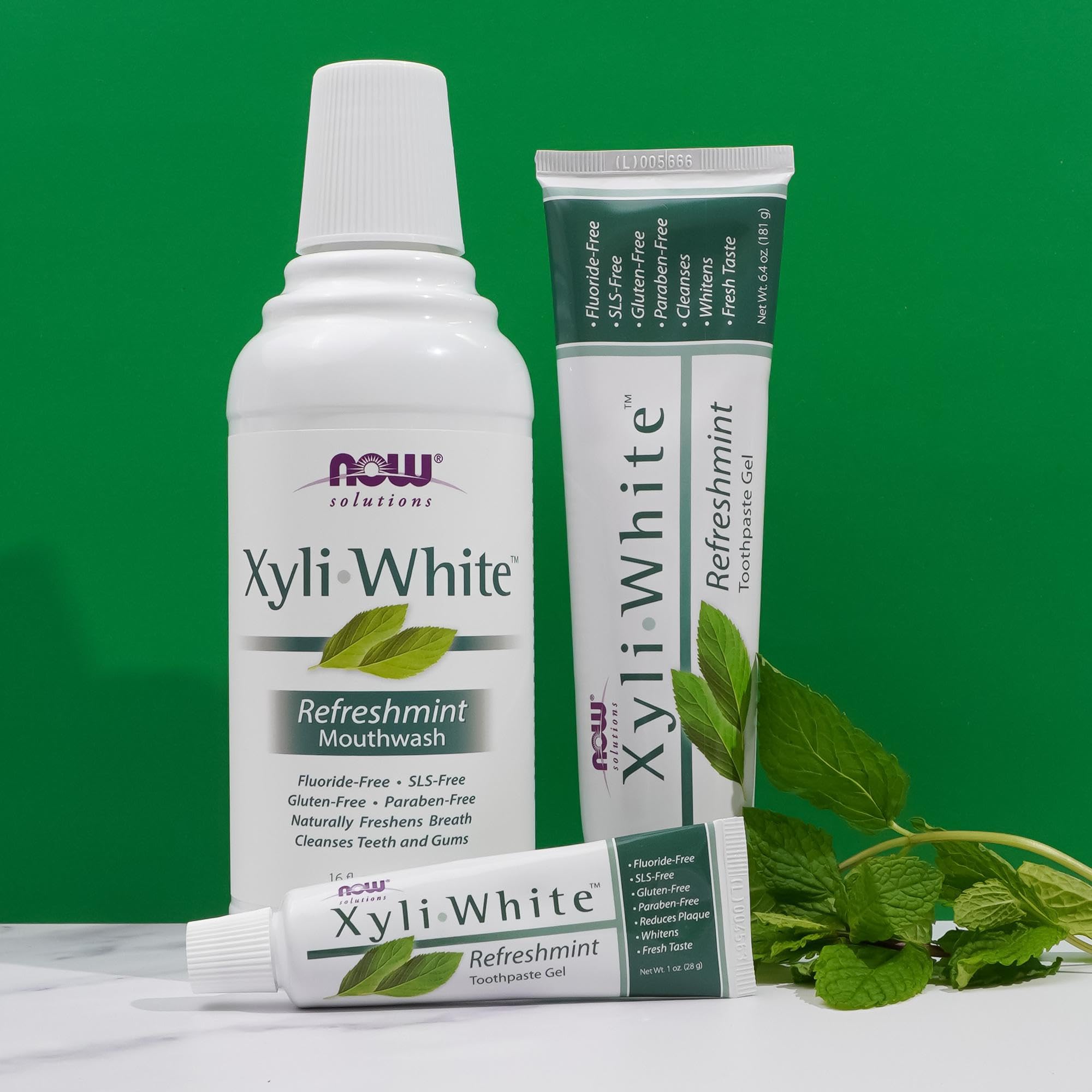Foto 6 pulgar | Pasta De Dientes Gel Now Solutions Xyliwhite Refreshmint 189ml - Venta Internacional.