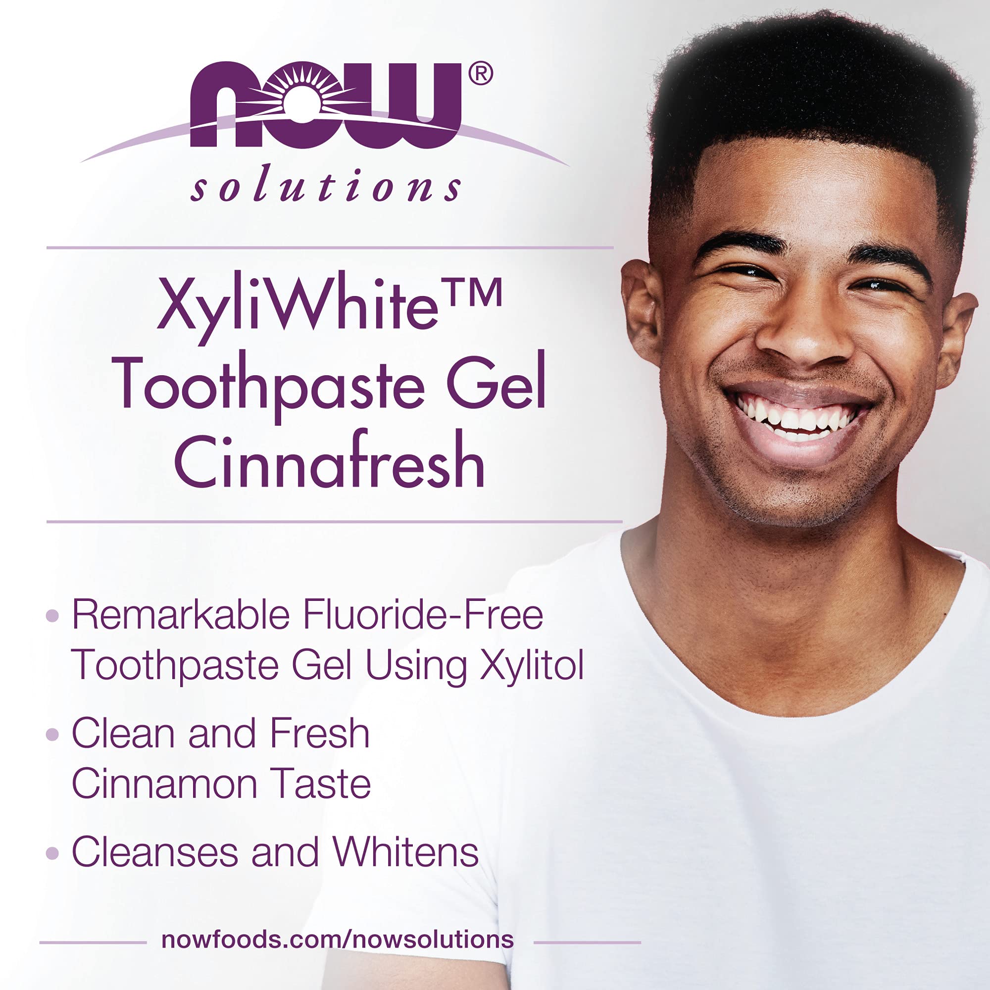 Foto 5 pulgar | Pasta De Dientes En Gel Now Foods Solutions Xyliwhite Cinnafresh 180 Ml - Venta Internacional.