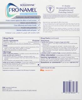 Foto 2 | Pasta de Dientes Sensodyne Pronamel Gentle Whitening 190 Ml Paquete de 4 - Venta Internacional