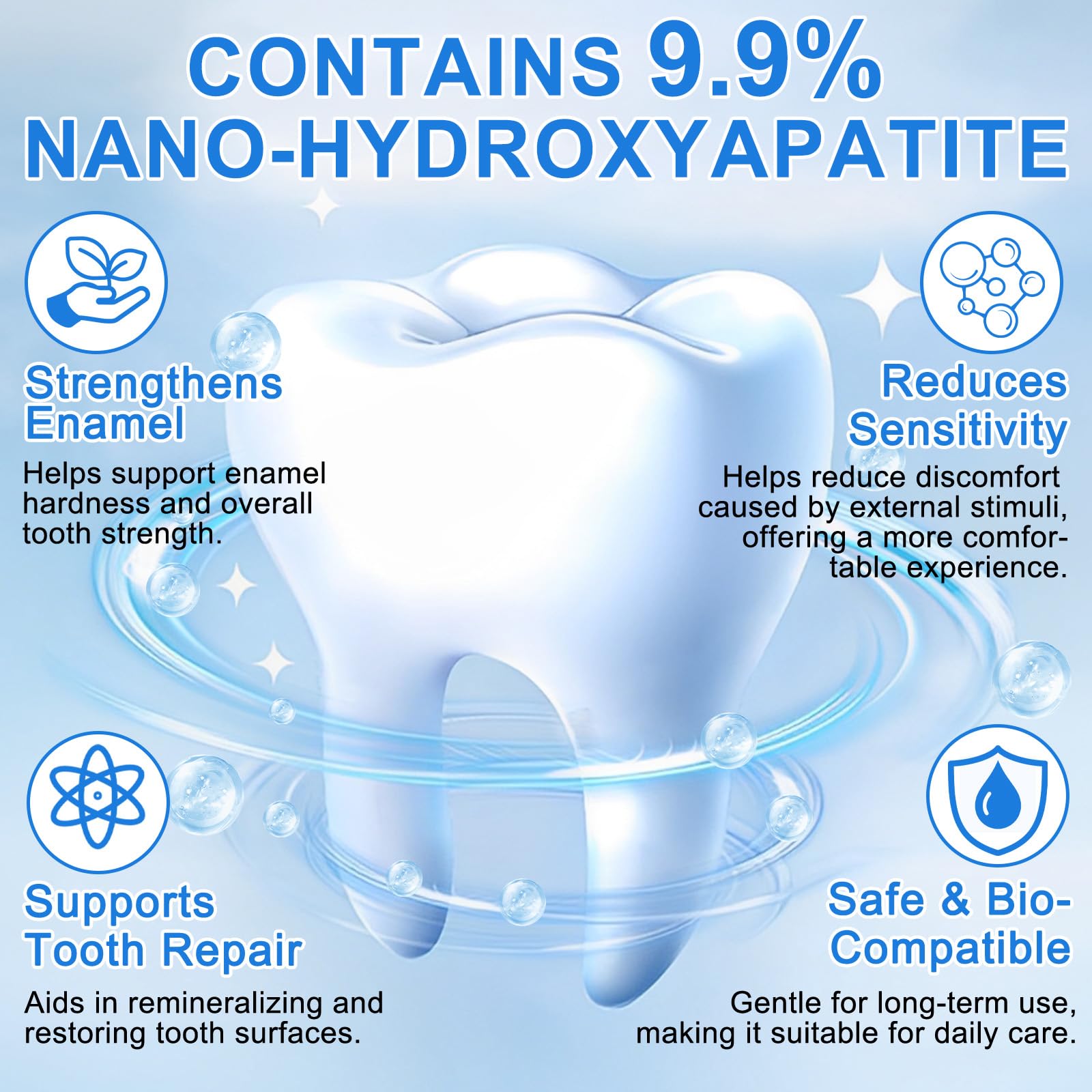 Foto 4 pulgar | Pasta De Dientes Con Hidroxiapatita Al 9,9%, Protección Nanoesmaltada, 120 G - Venta Internacional.