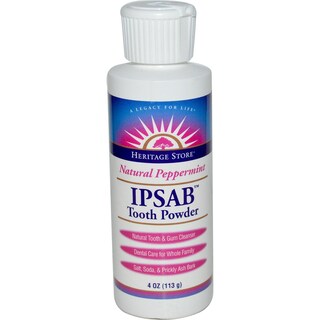 Foto 1 | Polvo De Dientes Heritage Store Ipsab Peppermint 113 G - Venta Internacional.