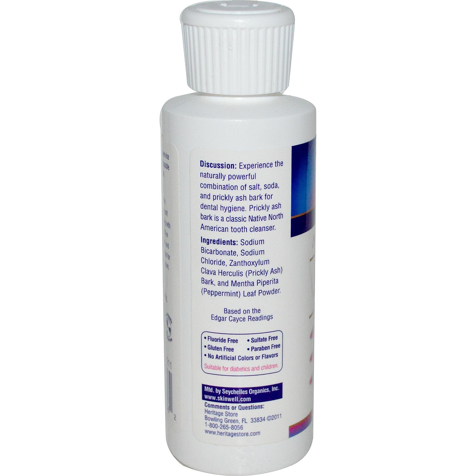 Foto 2 | Polvo De Dientes Heritage Store Ipsab Peppermint 113 G - Venta Internacional.