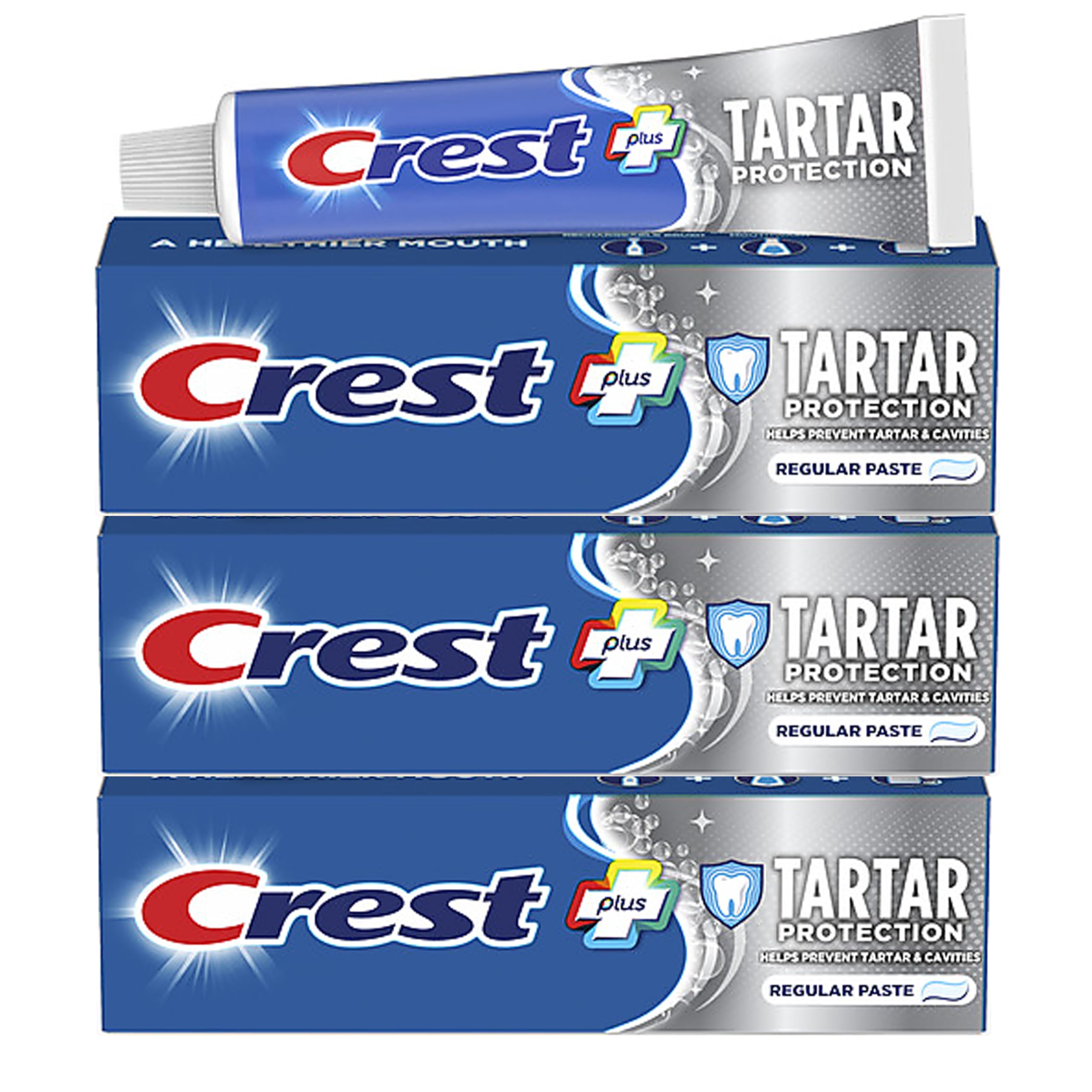 Pasta de Dientes Crest Tartar Protection & Anticaries 70 Ml 3 Piezas - Venta Internacional