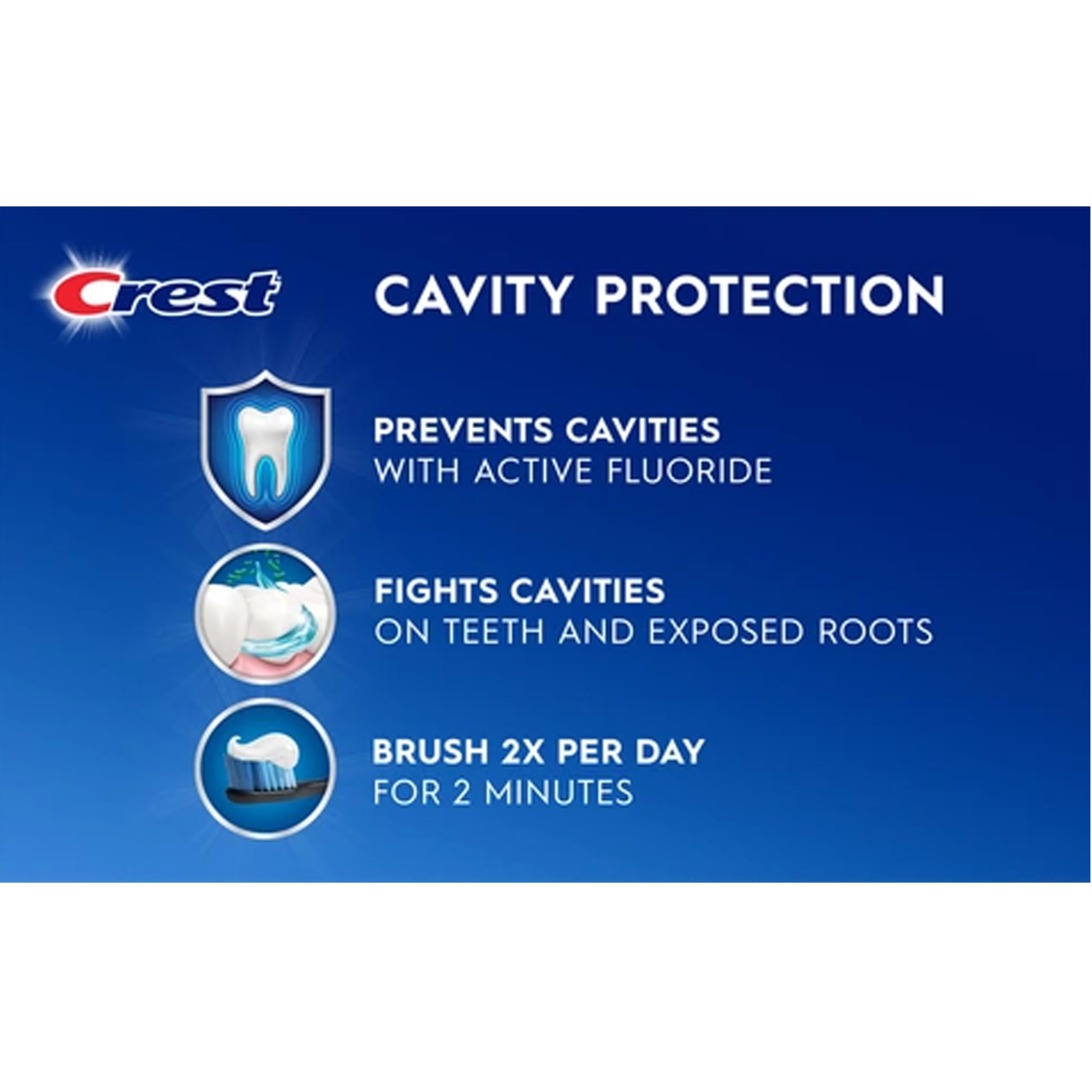 Foto 4 | Pasta de Dientes Crest Tartar Protection & Anticaries 70 Ml 3 Piezas - Venta Internacional