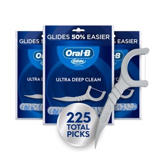 Foto 1 | Floss Picks Oral-b Glide Ultra Deep Clean Cool Mint 75 X 3 - Venta Internacional.