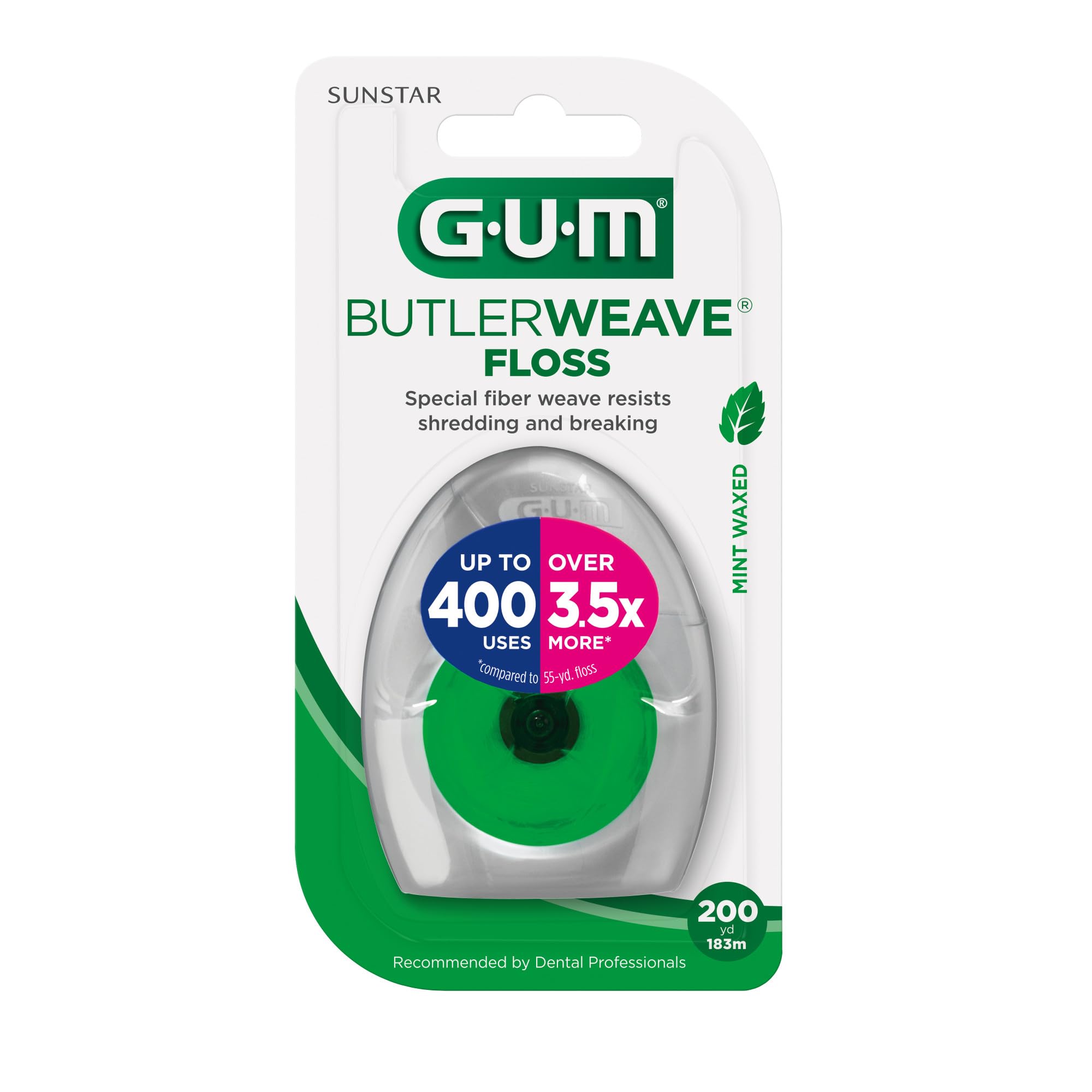 Foto 5 pulgar | Hilo Dental Gum Butlerweave, Tejido, Resistente A La Rotura, Paquete De 3 - Venta Internacional.