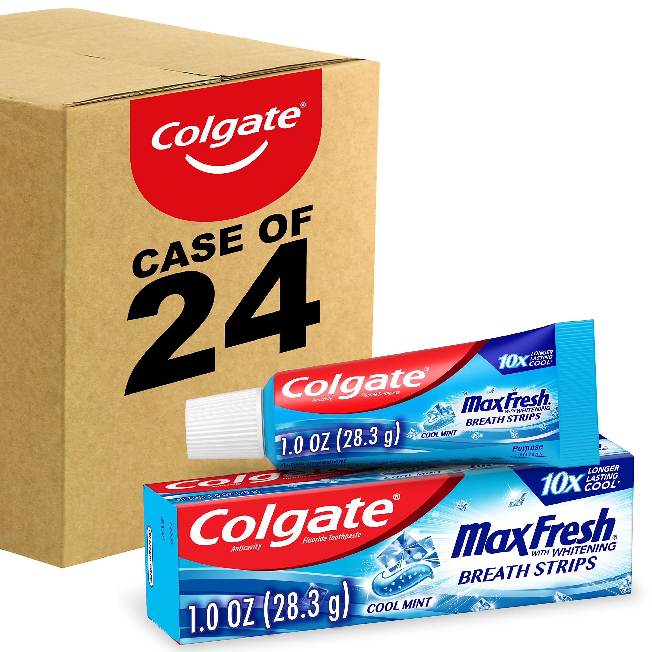 Foto 2 pulgar | Pasta De Dientes Colgate Max Fresh Travel Size Cool Mint 20 Ml X 24 - Venta Internacional.