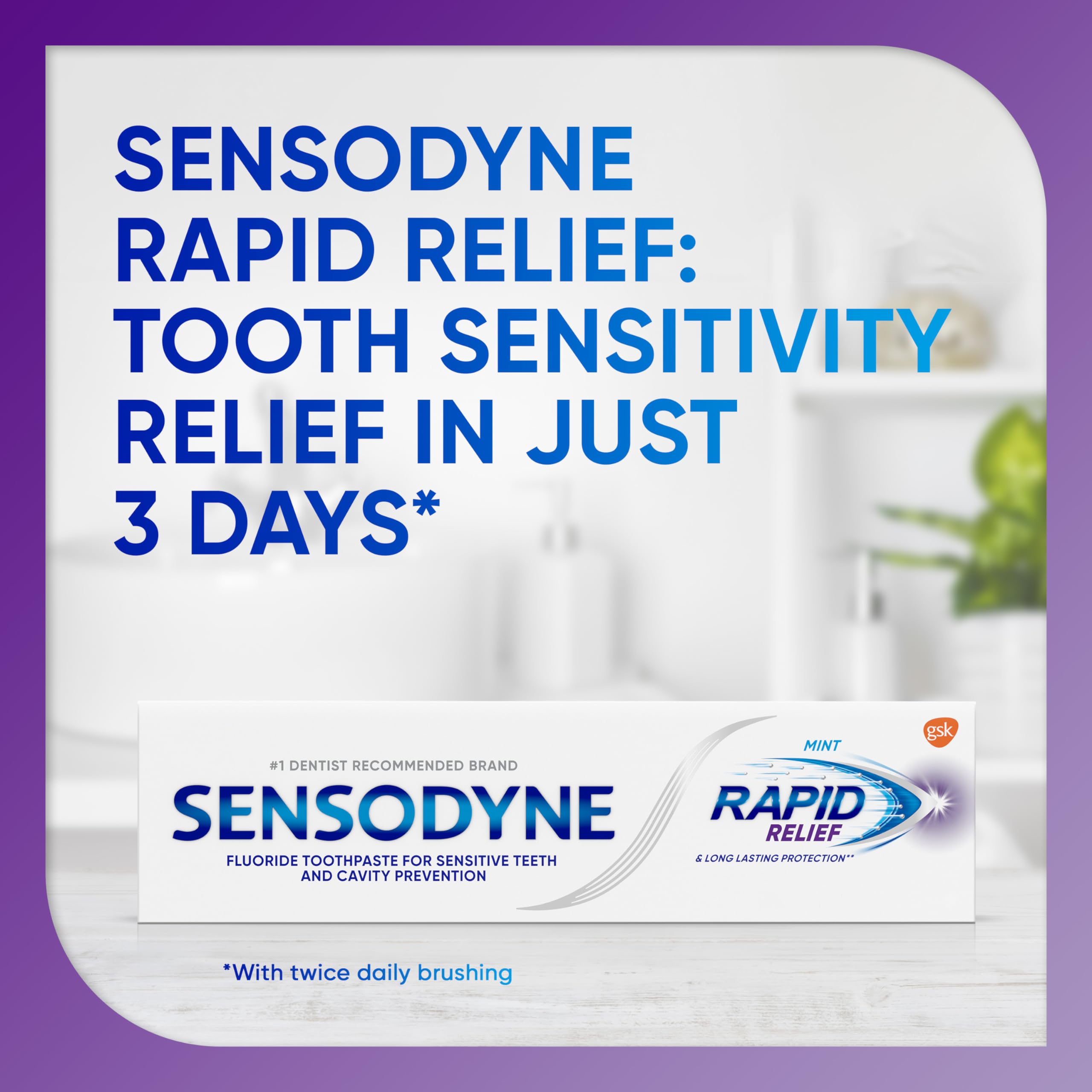 Foto 4 | Pasta De Dientes Sensodyne Rapid Relief Sensitive Teeth 100ml - Venta Internacional.